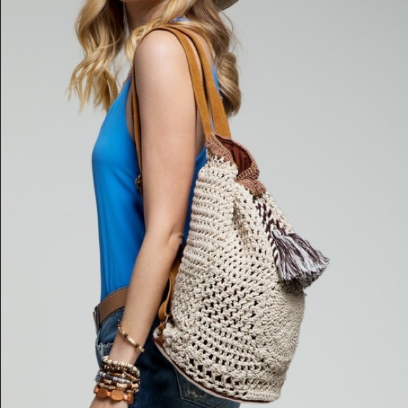 Handmade Crochet Backpack - Picture 8 of 11